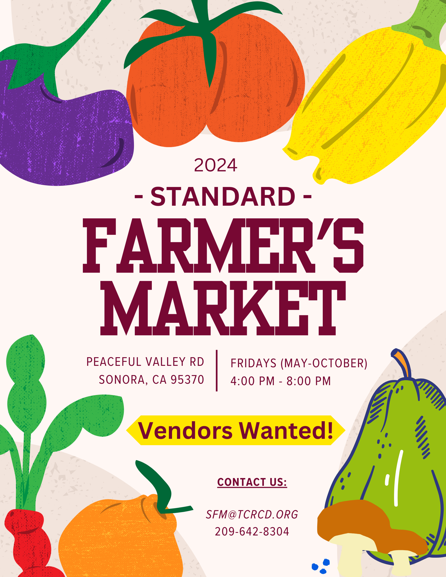 Farms of Tuolumne County | Standard Farmers Market (Formerly Peaceful ...