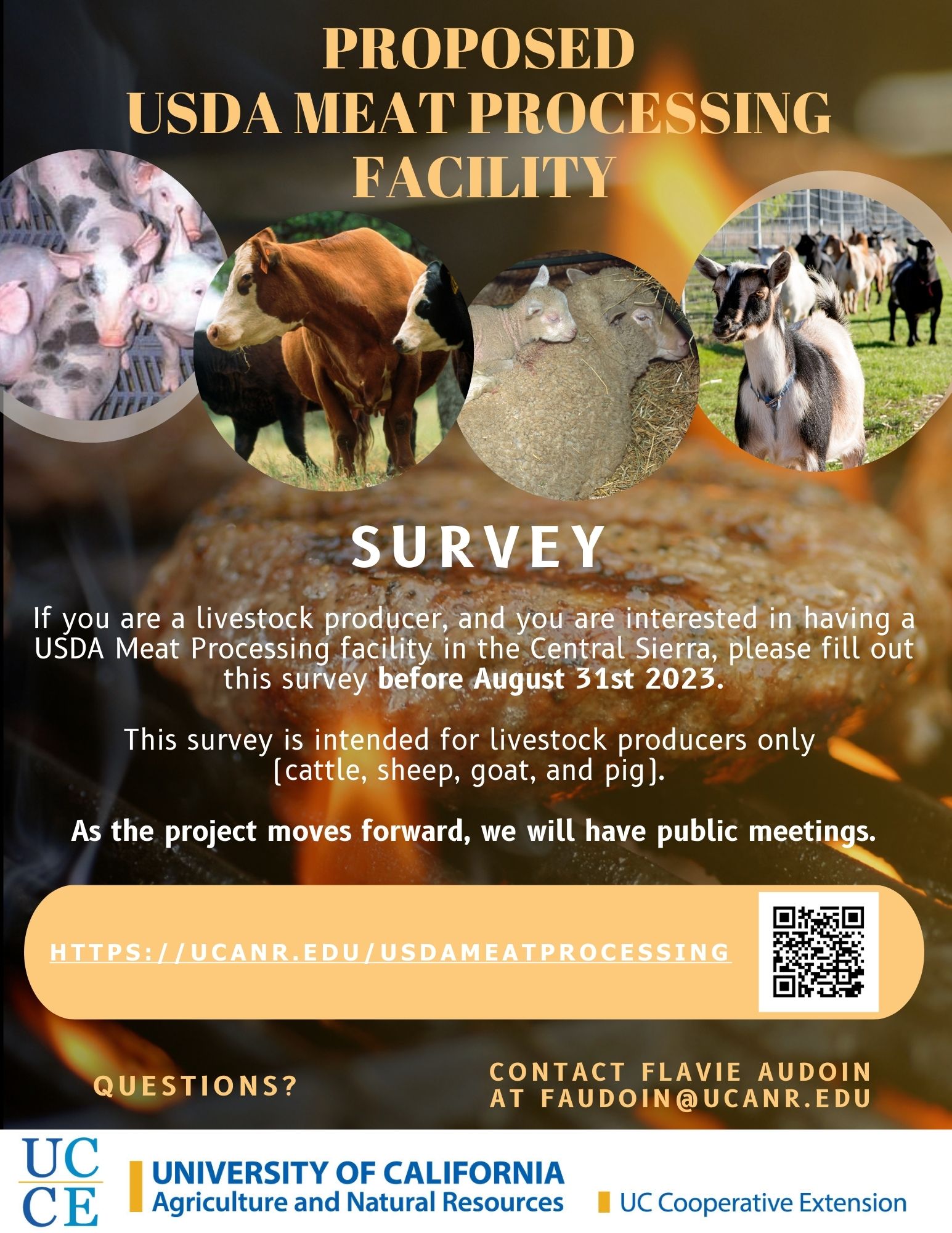 Farms of Tuolumne County Fill Out Survey on Proposed USDA Processing