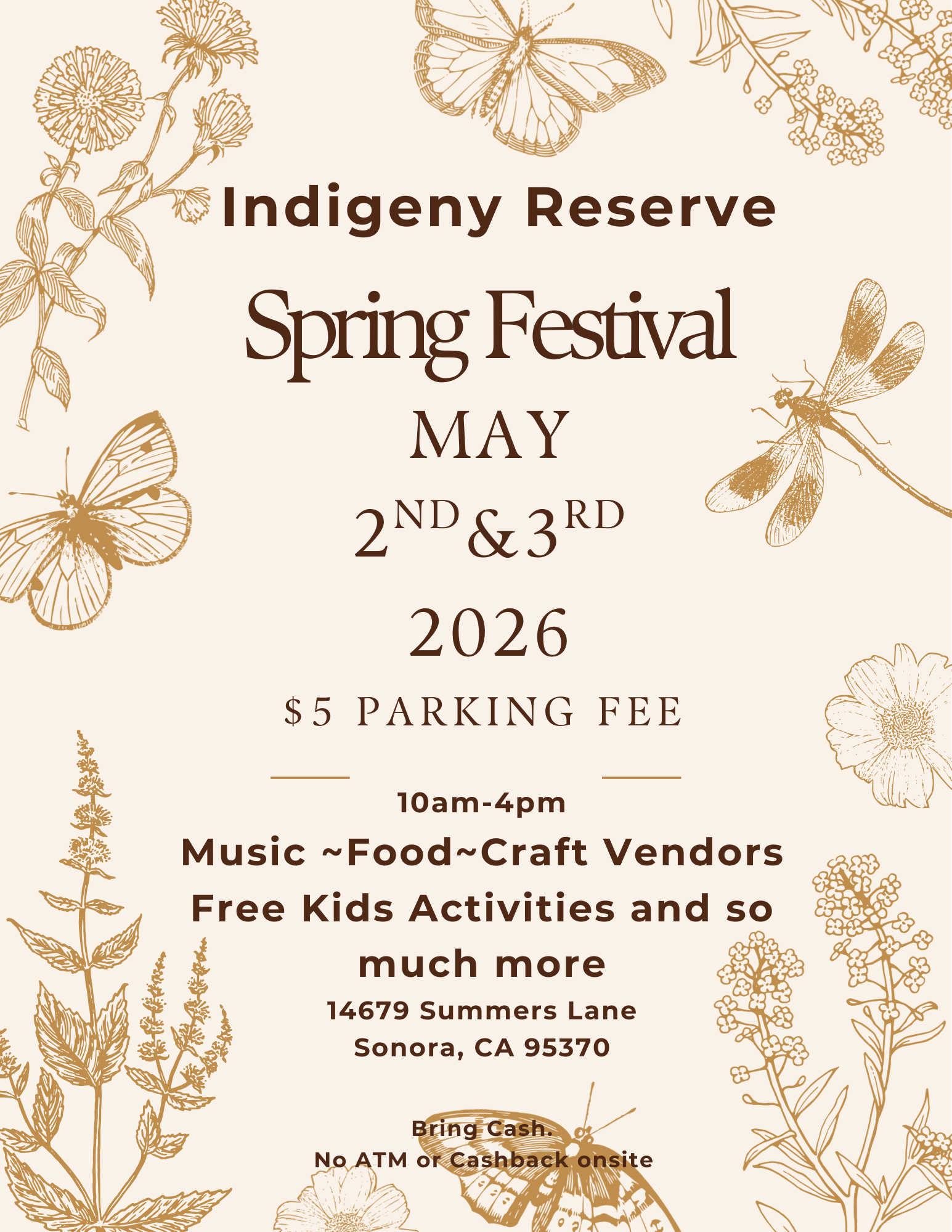 Indigeny Reserve Spring Festival May 2-3, 2026